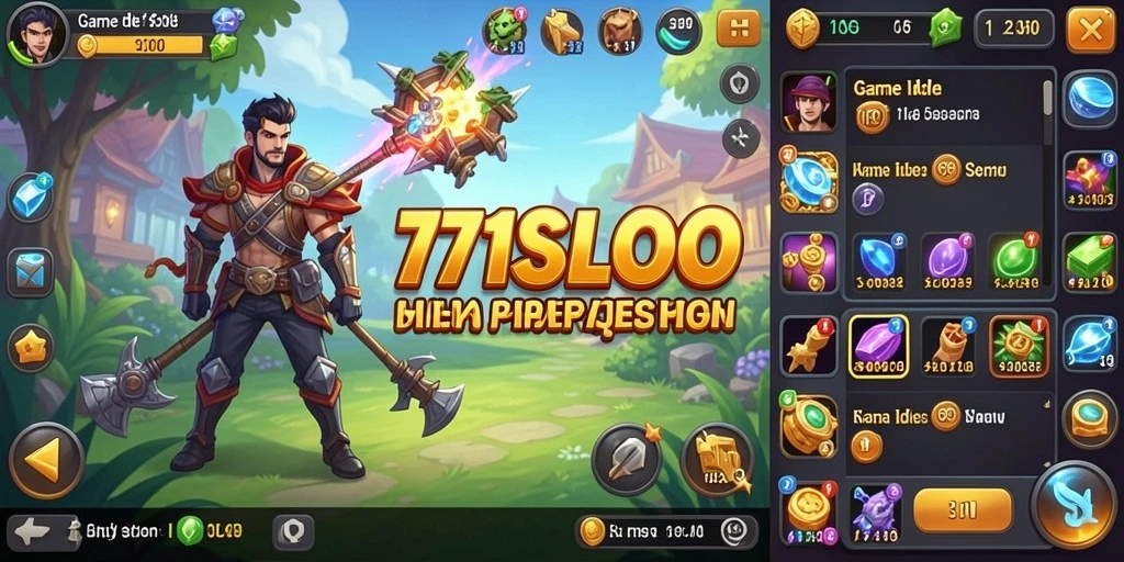 Tampilan gameplay seru 171SLOT dengan berbagai mesin slot.