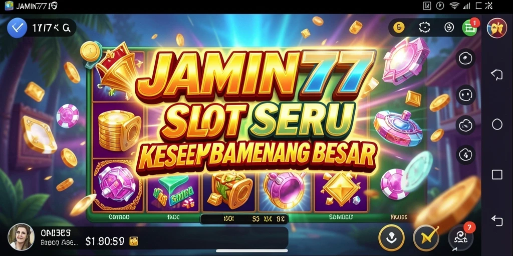 Screenshot menarik dari gameplay Slot di JAMIN777 yang penuh warna.