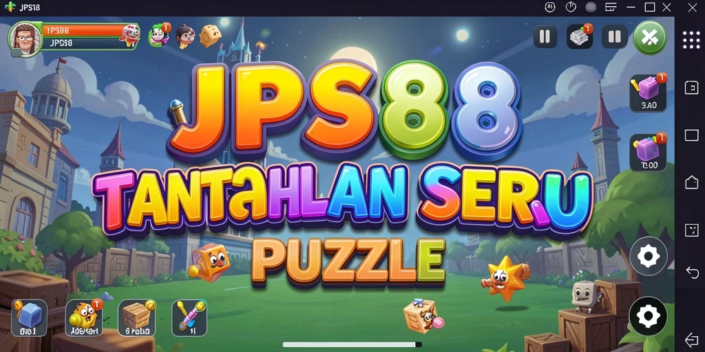 Screenshot gameplay JPS88 menampilkan tantangan Puzzle yang menarik.