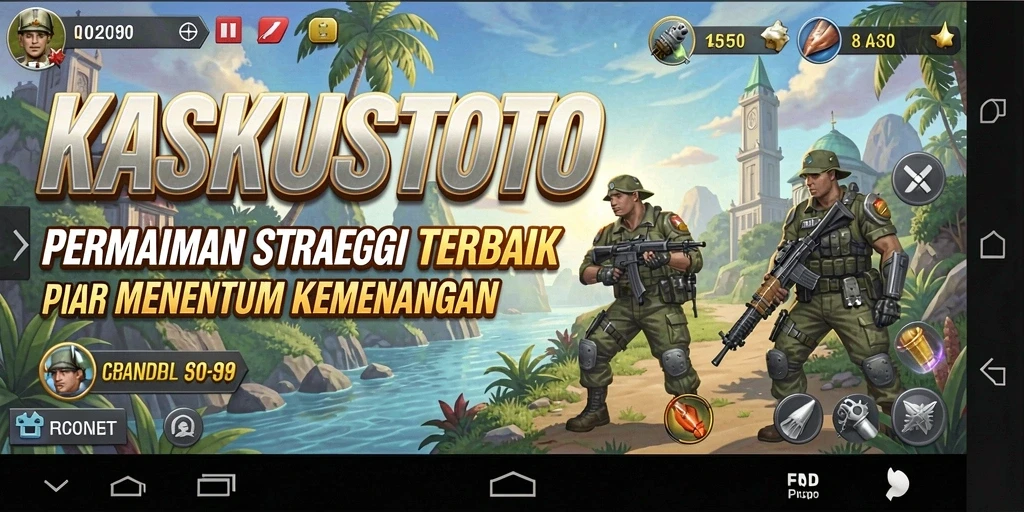 Tampilan gameplay menarik dari KASKUSTOTO yang menampilkan strategi dalam pertempuran.