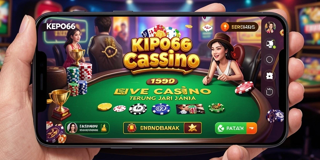 Gameplay seru Live Casino di KEPO66 dengan dealer langsung.