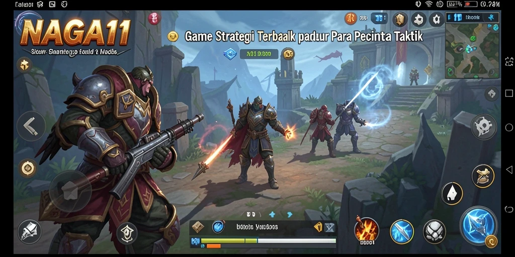Tampilan gameplay seru dan strategi mendalam di NAGA11.