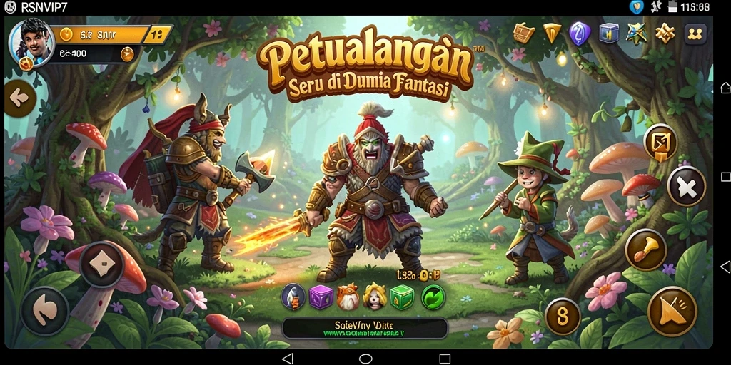 Tampilan gameplay seru di dunia petualangan <strong>RSNVIP7</strong>.