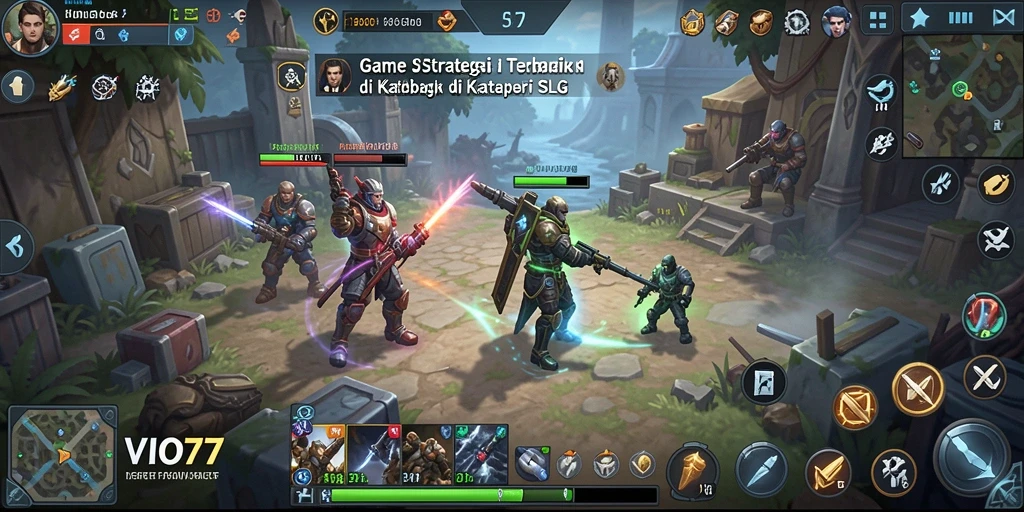 Tampilan gameplay SLG yang menegangkan di VIO77.